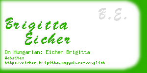 brigitta eicher business card